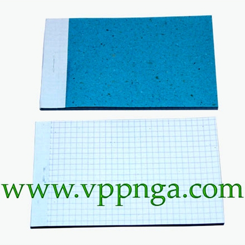 Sổ cùi xé carô trung (10x16)cm (10c/lốc)