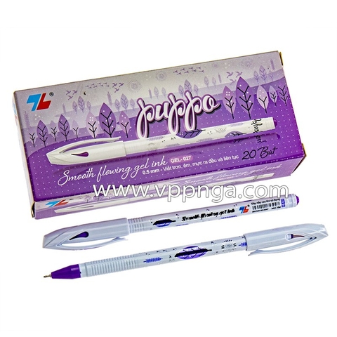 Viết Gel Puppo Gel-027 (20c/h), xanh