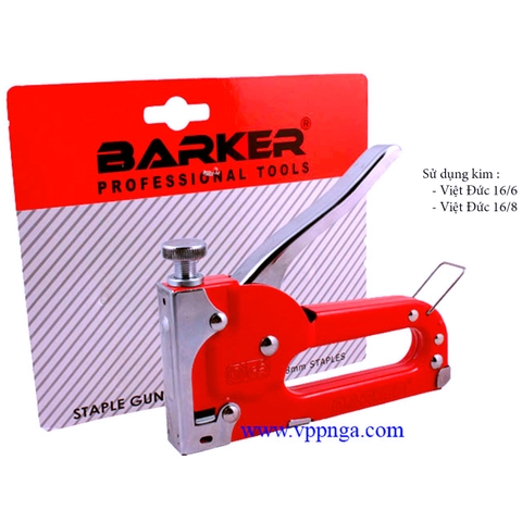 Máy bấm kim (gỗ), Barker đỏ {16/6, 16/8}