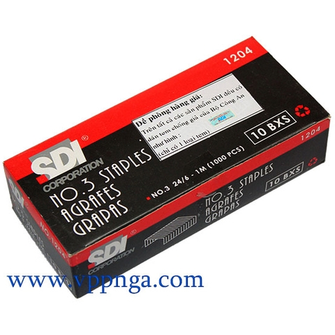 Kim bấm No.3, SDI (10h/Hộp)