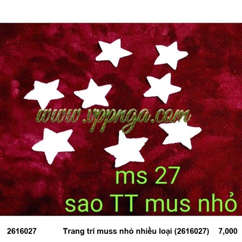 Trang trí muss nhỏ nhiều loại (2616027) - Trang trí Noel 2026