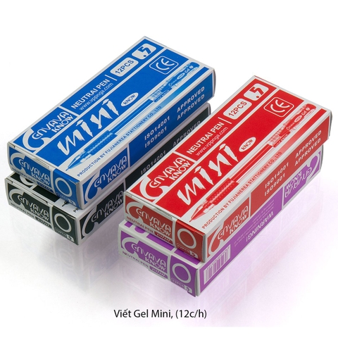 Viết Gel Mini (12c/h), đen