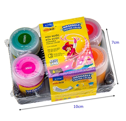 Màu vẽ Thiên Long SWP-C003/AK (6 màu/lốc)