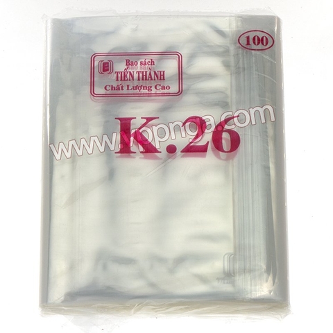 Nylon bao sách Tiến Thành, K26 (19 x 27)cm