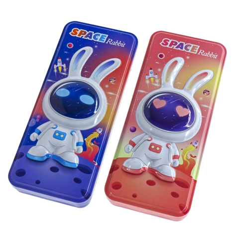 Hộp bút thiếc có bảng cửu chương SPACE B-748