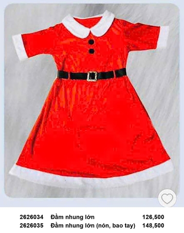 Đầm nhung lớn - Trang trí Noel 2026