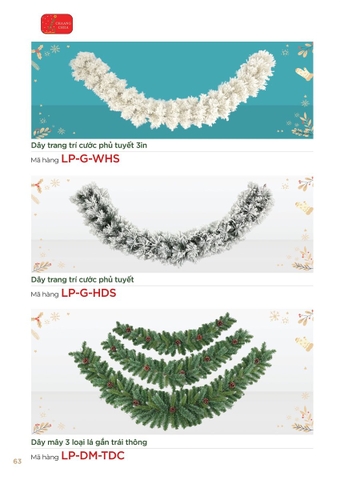 Các loại dây trang trí có trang trí (Changchiia 2026) (Catalogue trang 63)