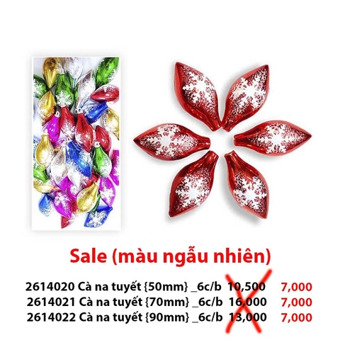 Cà na tuyết - Trang trí Noel 2026