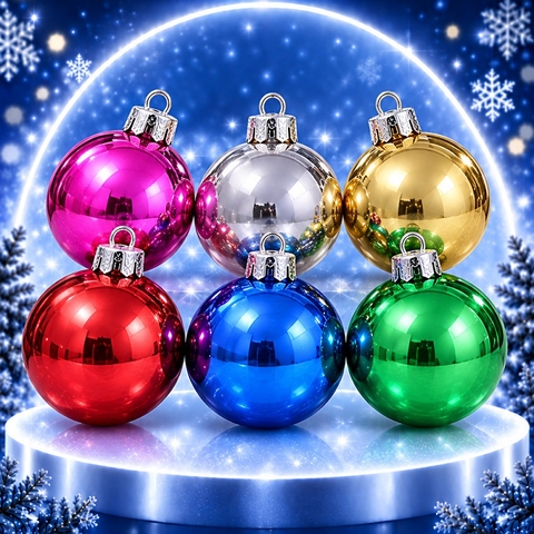 Châu bóng 160 Đỏ - Trang trí Noel 2026