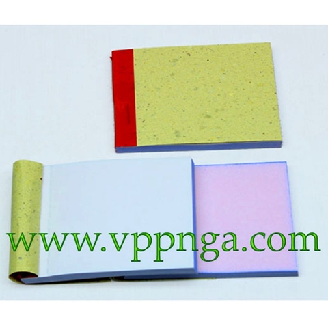 Sổ cùi xé 2 liên nhỏ (7x10)cm (10 cuốn/lốc)