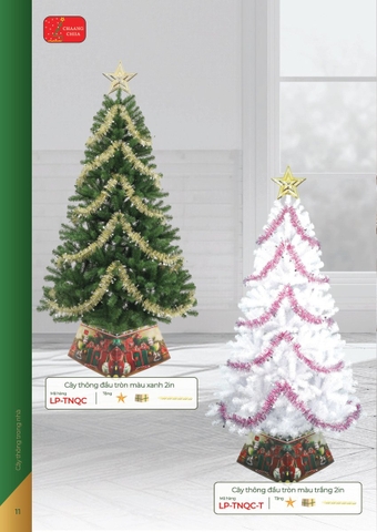 Cây thông đầu tròn màu xanh 2in (Changchiia 2026) (Catalogue trang 11)