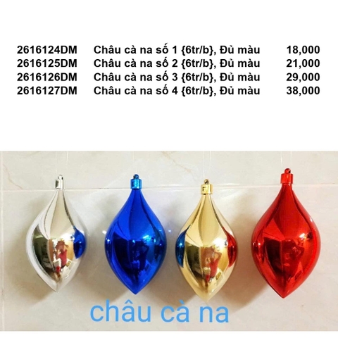 Châu cà na - Trang trí Noel 2026