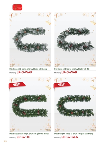 Các loại dây trang trí có trang trí (Changchiia 2026) (Catalogue trang 65)