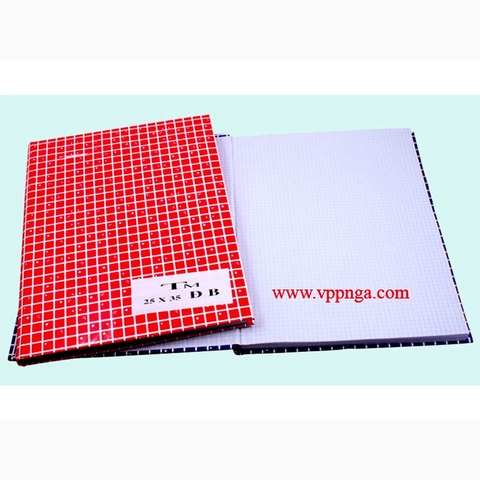 Sổ carô TM (25x35)cm, dày ĐB
