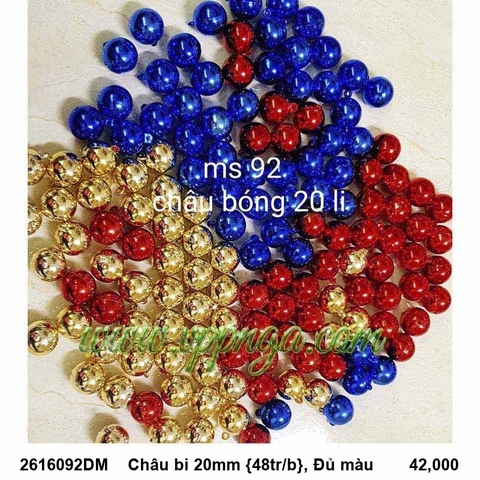 Châu bi - Trang trí Noel 2026
