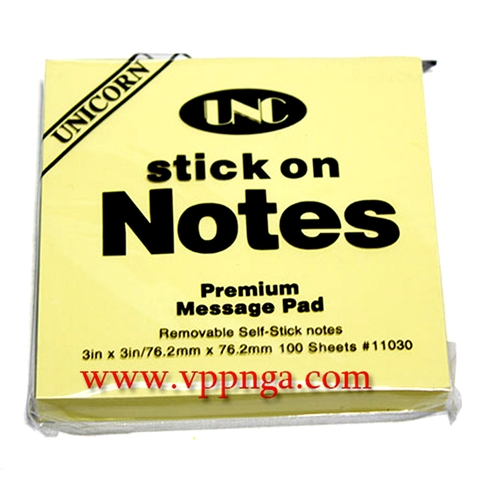 Giấy Note UNC (3x3) inch