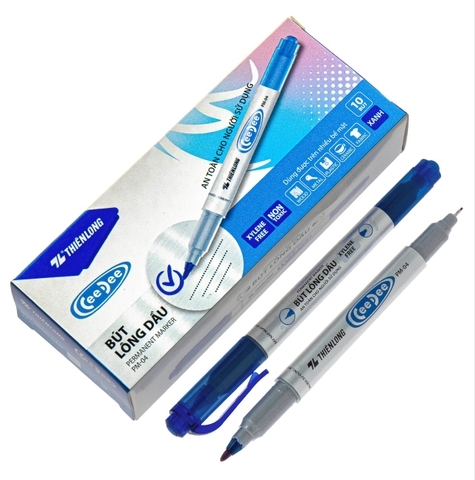 Bút lông dầu kim PM-04 (CeeDee), (10c/h), đỏ