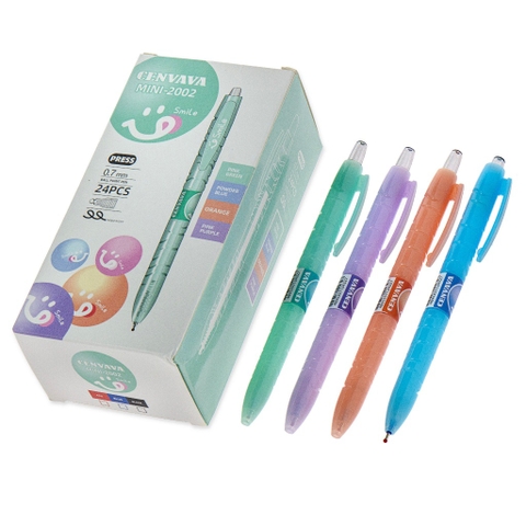 Viết Gel Cenvava Mini-2002 (0.7mm), xanh