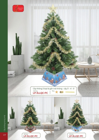 CÂY THÔNG 3 LOẠI LÁ GẮN TRÁI THÔNG (CHANGCHIIA 2025) (TRANG 7+8)