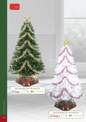 CÂY THÔNG ĐẦU TRÒN MÀU XANH 2IN (CHANGCHIIA 2025) (TRANG 9)