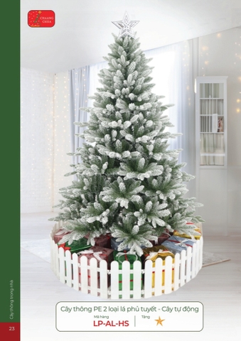 CÂY THÔNG PE 2 LOẠI LÁ PHỦ TUYẾT - CÂY TỰ ĐỘNG (CHANGCHIIA 2025) (TRANG 23)