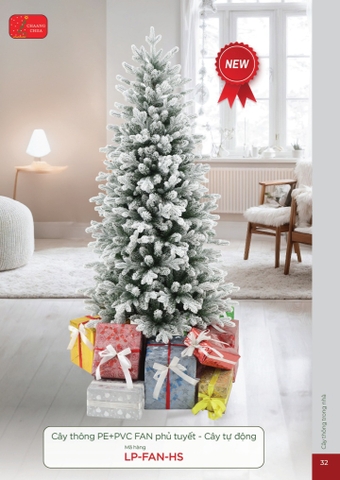 CÂY THÔNG PE + PVC FAN PHỦ TUYẾT - CÂY TỰ ĐỘNG (CHANGCHIIA 2025) (TRANG 32)