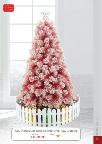 CÂY THÔNG CƯỚC MÀU ĐỎ PHỦ TUYẾT - CÂY TỰ ĐỘNG (CHANGCHIIA 2025) (TRANG 42)