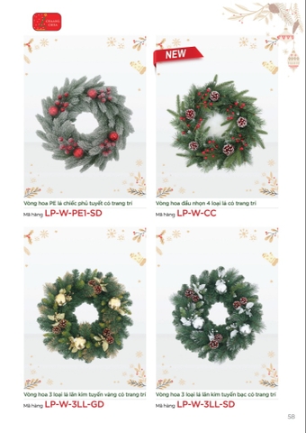 CÁC LOẠI VÒNG HOA CÓ TRANG TRÍ (CHANGCHIIA 2025) (TRANG 58)