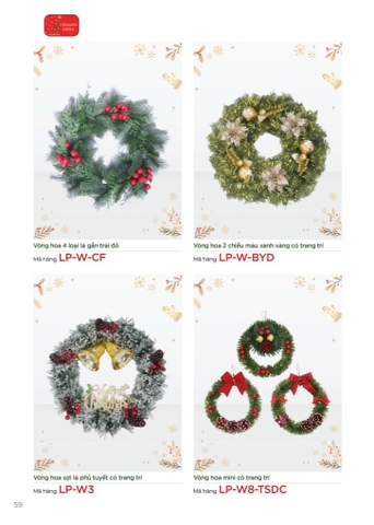 CÁC LOẠI VÒNG HOA CÓ TRANG TRÍ (CHANGCHIIA 2025) (TRANG 59)
