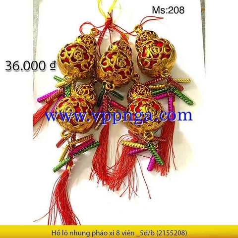 Hồ Lô Nhung Pháo Xi 8 Viên _5d/b (2355208)