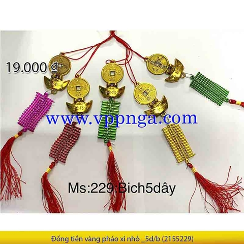 Đồng Tiền Vàng Pháo Xi Nhỏ _5d/b (2355229)