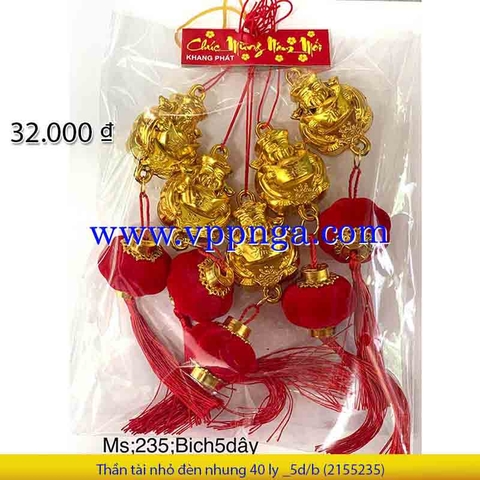Thần Tài Nhỏ Đèn Nhung 40 Ly _5d/b (2355235)
