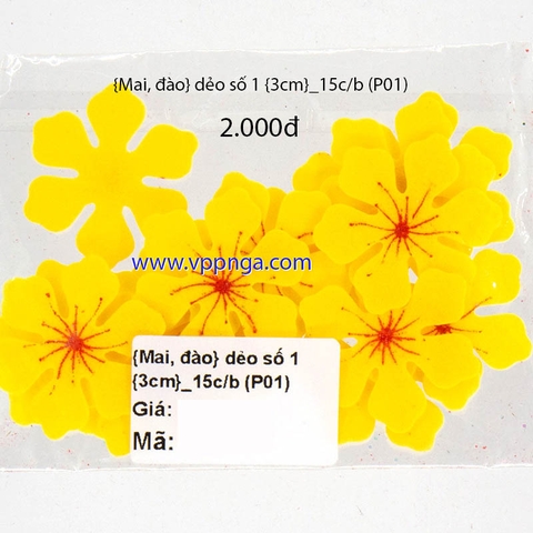 {Mai, đào} muss dẻo số 1 {3cm}_15c/b (P01)