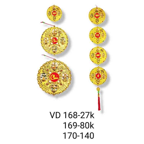 Dây đồng tiền tứ quý số 2 (VD168)