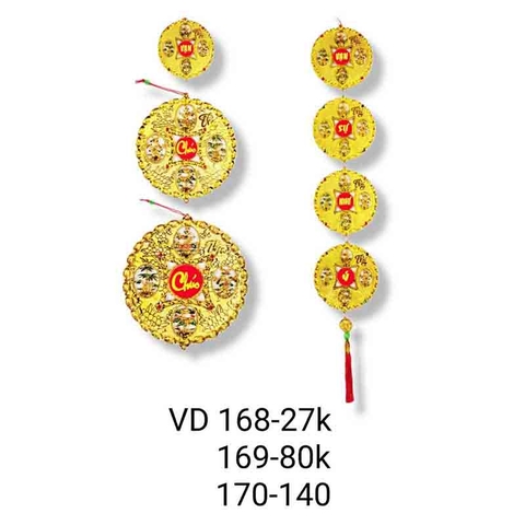 Dây đồng tiền tứ quý số 4 (VD170)