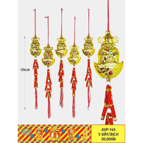 Thần tài 50mm + pháo chớp nhung _5d/b (AVP145)