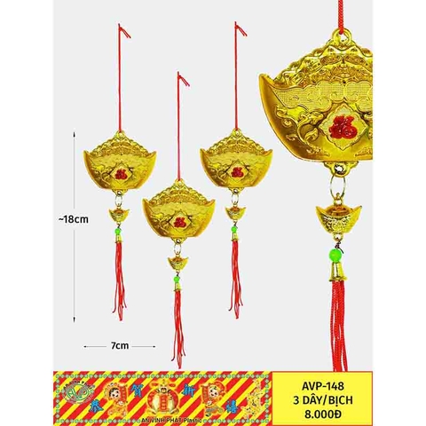 Dây vàng đồng tiền 7cm _3d/b (AVP148)