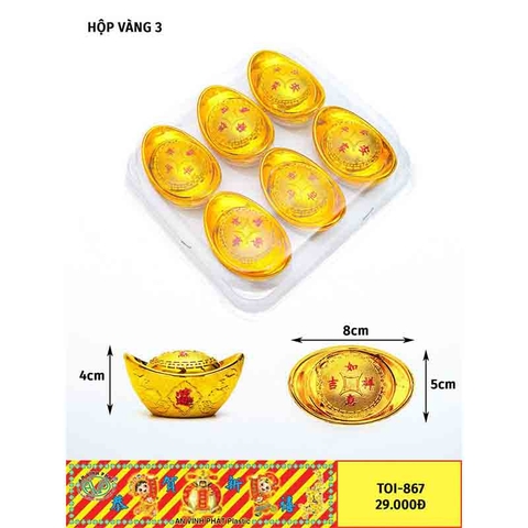 VÀNG HỘP 3, {6C/H} (A867)