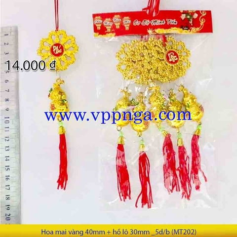 Vàng 50 mm + pháo chùm ngũ sắc _5d/b (MT202)