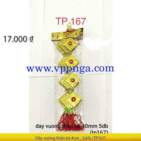 Dây vuông thần tài 4cm _5d/b (TP167)