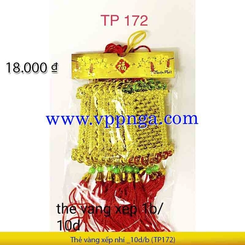 Thẻ vàng xếp nhí _10d/b (TP172)