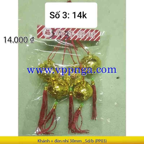 Khánh + đèn nhí 30mm _5d/b (PP03) - Mua >=10 giảm 20%