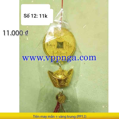 Tiền may mắn + vàng trung (PP12) - Mua >=10 giảm 20%