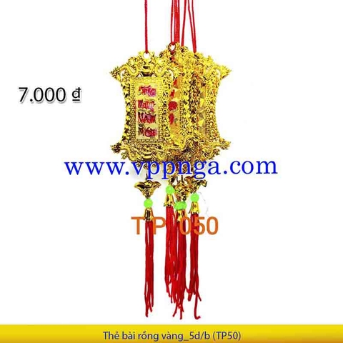 Thẻ bài rồng vàng_5d/b (TP50)