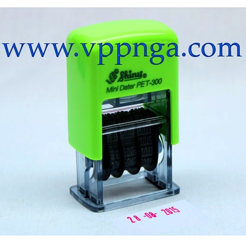 Con dấu đóng date Shiny PET-300