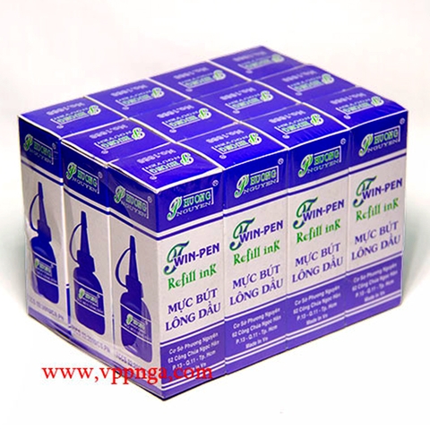 Mực lông dầu Phương Nguyên (12c/lố), đen