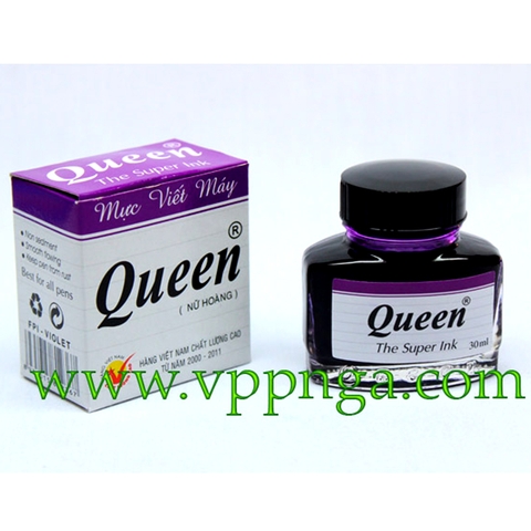 Mực viết máy Queen, xanh