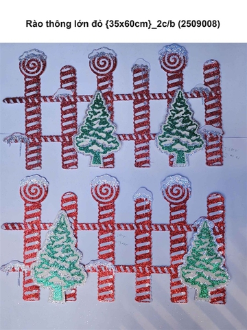 Rào thông lớn đỏ {35x60cm}_2c/b (2509008) (NEW 2025)