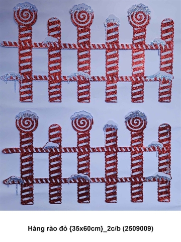 Hàng rào đỏ {35x60cm}_2c/b (2509009) (NEW 2025)