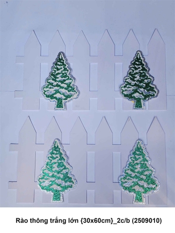 Rào thông trắng lớn {30x60cm}_2c/b (2509010) (NEW 2025)